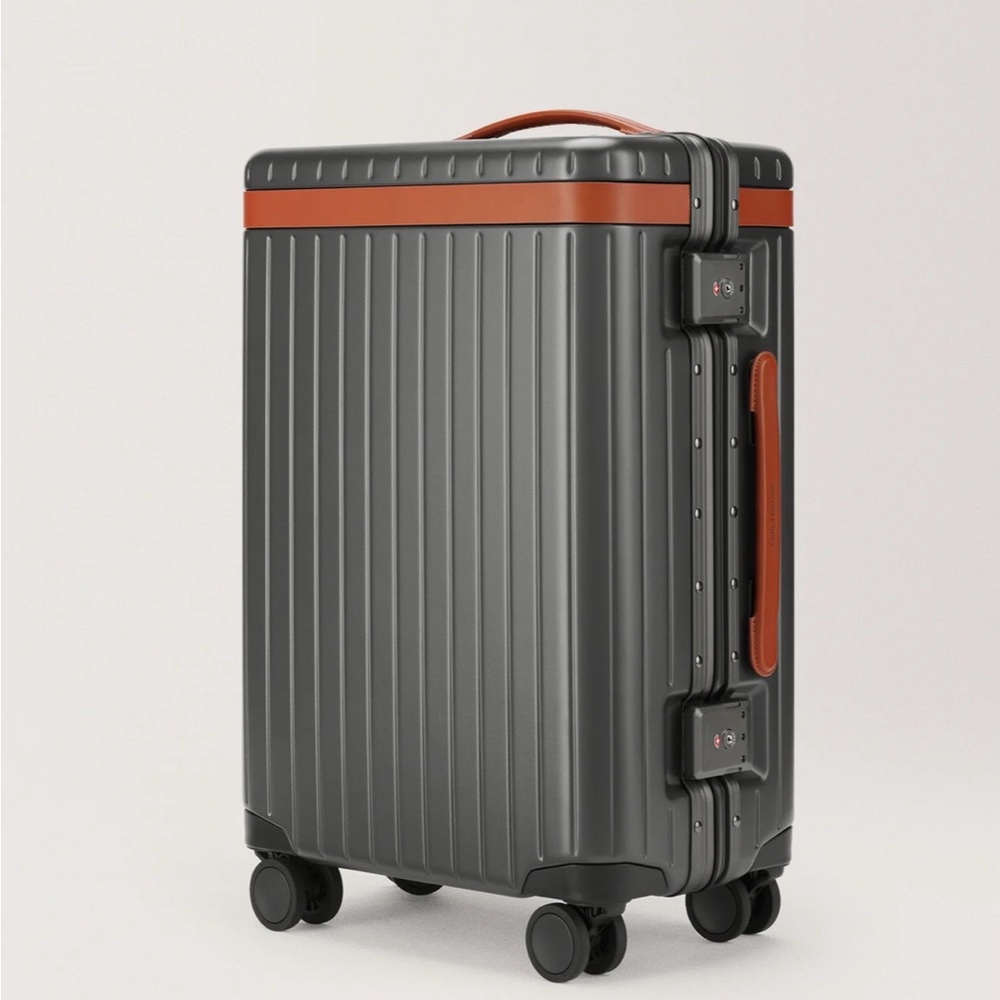 Carl Friedrik The check in (hybrid) grey/ cognac